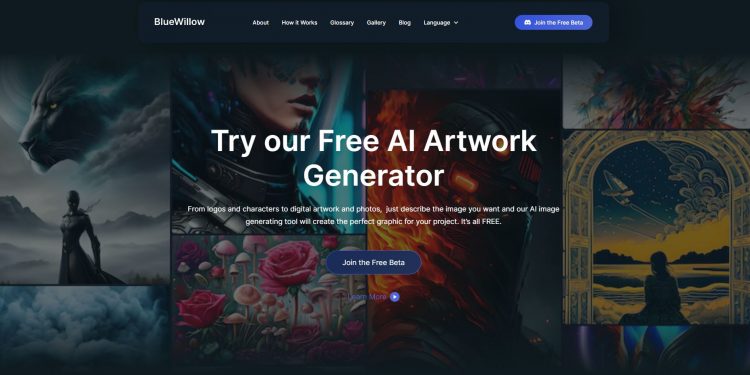 BlueWillow Frontpage