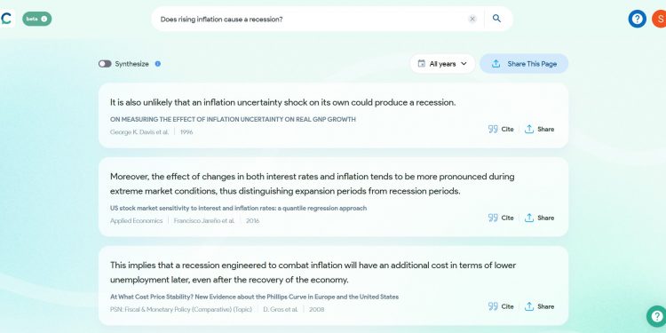 Consensus Inflation and Recession