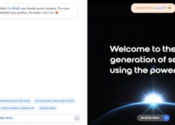 Andy Search Homepage