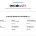 DomainsGPT Homepage