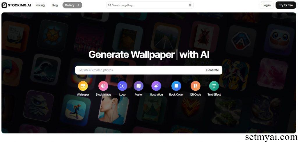 Stockimg AI Homepage