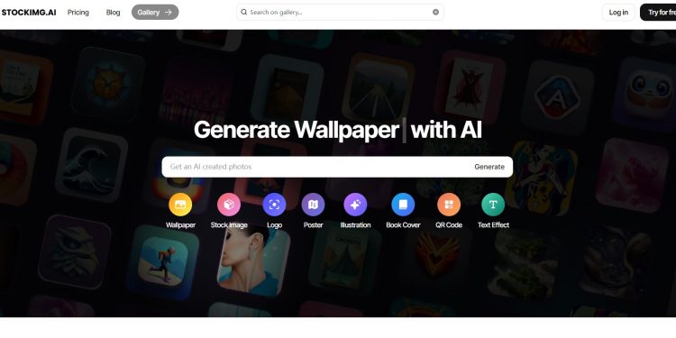 Stockimg AI Homepage