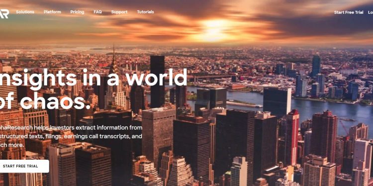 Alpha Research Homepage