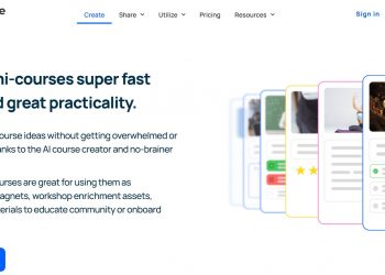 Mini Course Generator Homepage