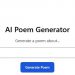 Poem Generator Homepage