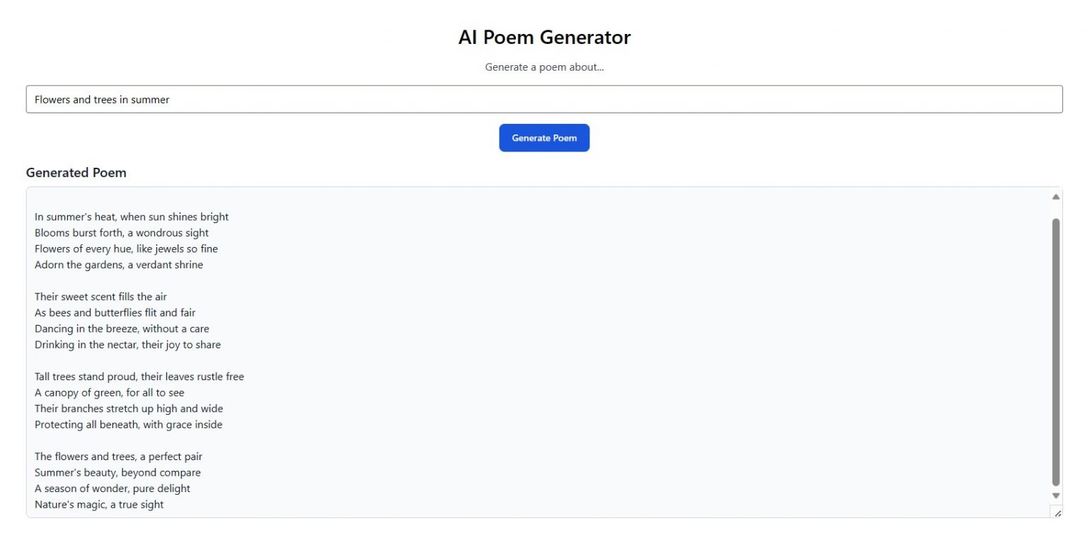 Poem Generator an AIbased Poetry Creation Tool AI Tools Navigation