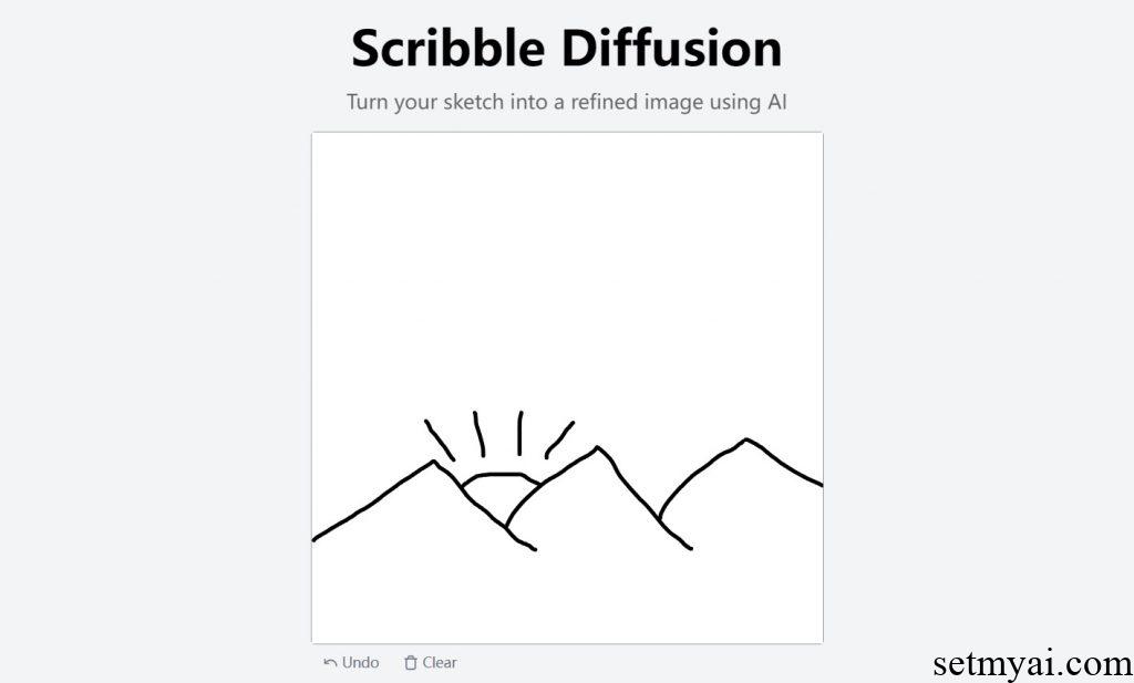 Scribble Diffusion Homepage