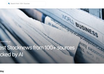 Stocknews AI Homepage