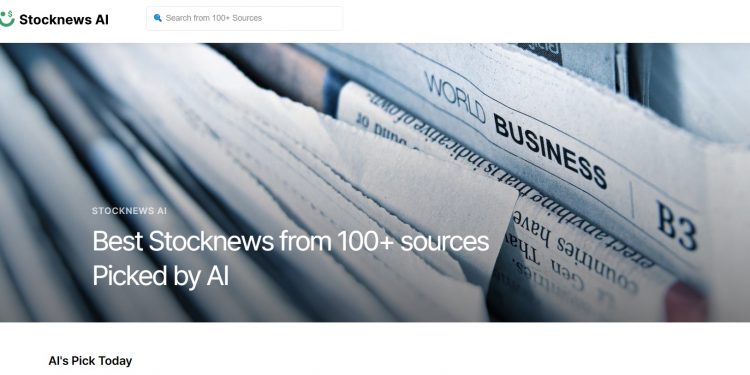 Stocknews AI Homepage