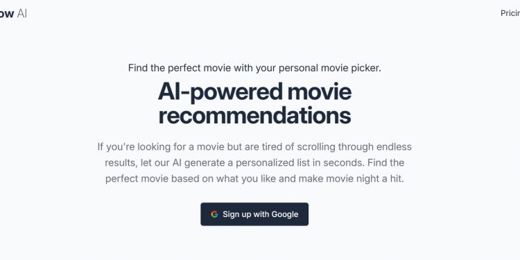 WatchNow AI Homepage