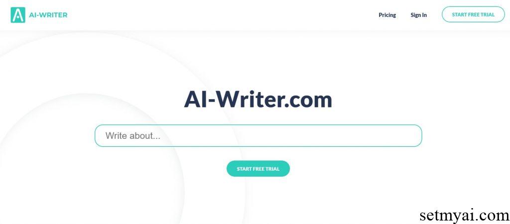 AIWriter Homepage