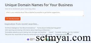 Domain Brainstormer Homepage