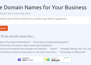 Domain Brainstormer Homepage