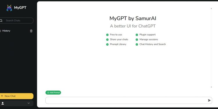 MyGPT Homepage