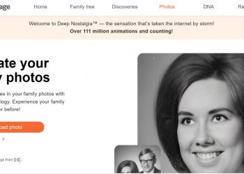 MyHeritage Homepage