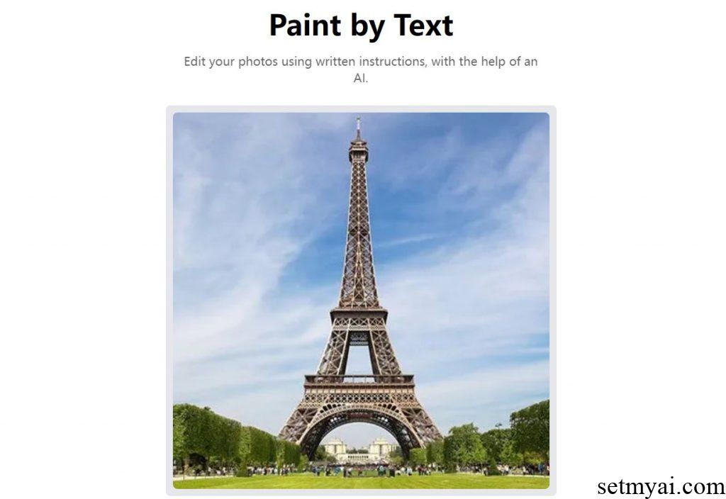 Paint by Text Homepage