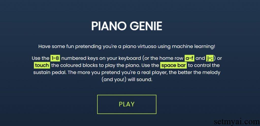 Piano Genie Homepage