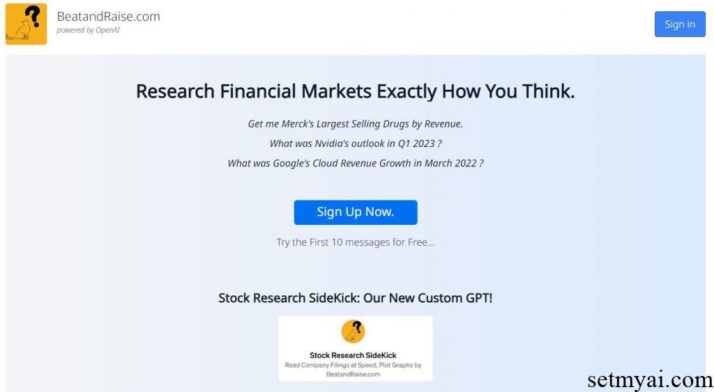 BeatandRaise Homepage