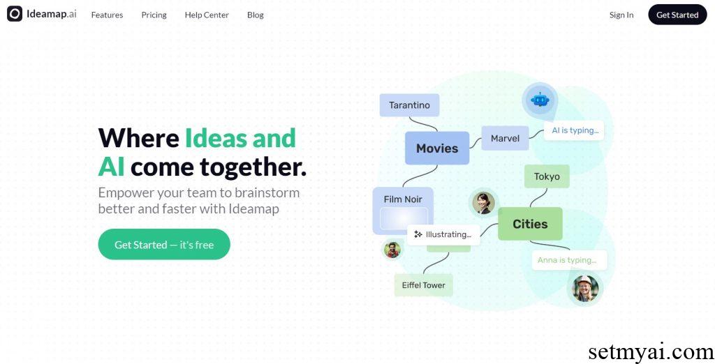 Ideamap Homepage