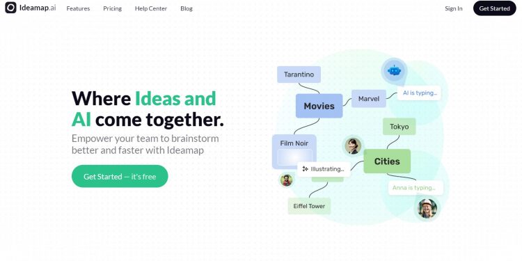 Ideamap Homepage