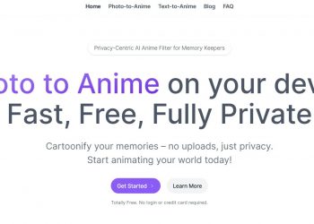 Photo to Anime Homepage