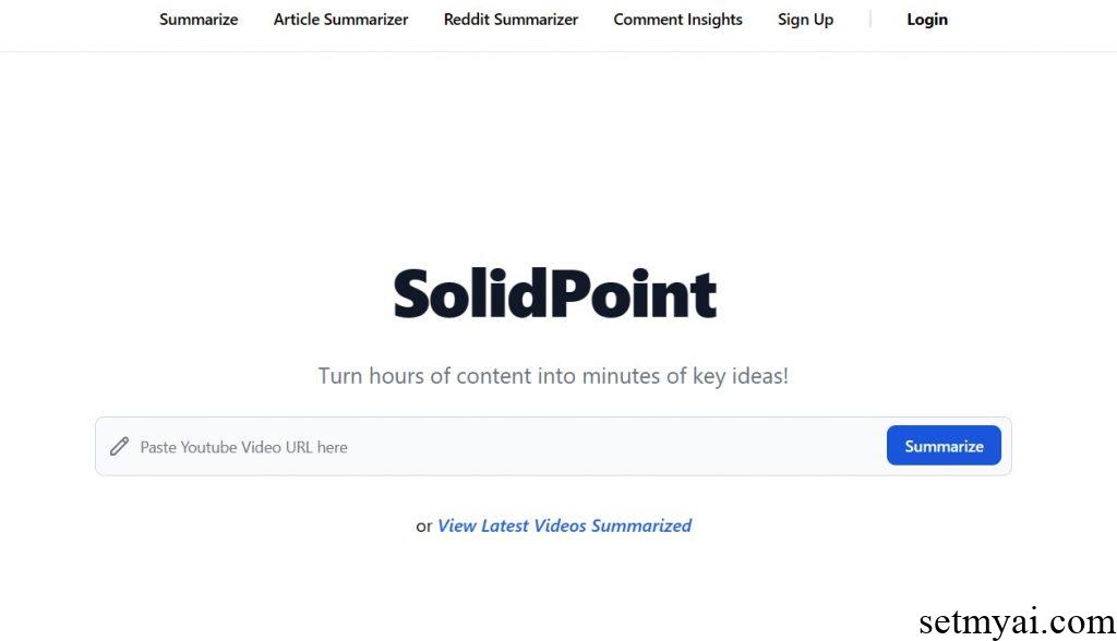 SolidPoint Homepage