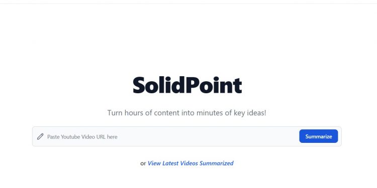 SolidPoint Homepage