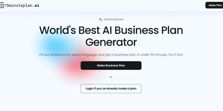 15Minuteplan Homepage