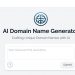 AI Domain Name Generator Homepage