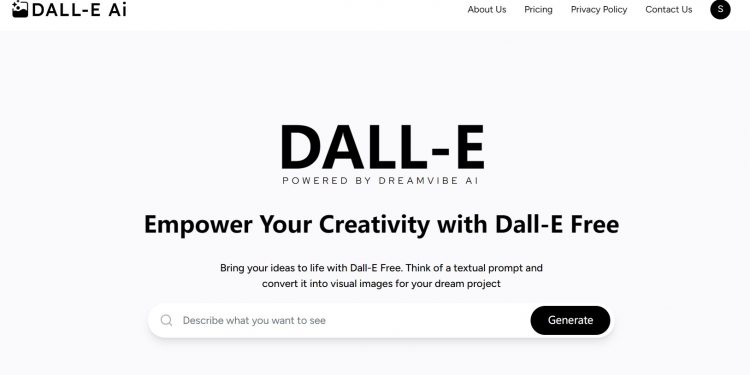 Dall-E Homepage