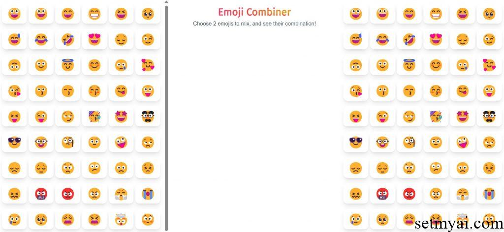 Emoji Combiner Homepage