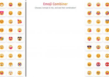 Emoji Combiner Homepage