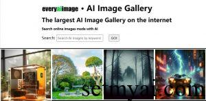 Every AI Image Homepage