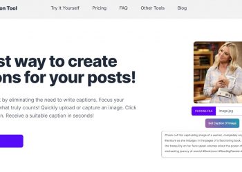 Image to Caption Homepage