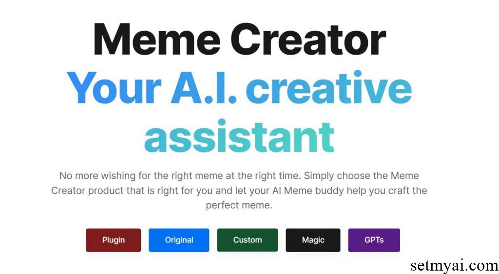 Meme Creator Homepage