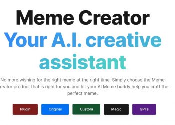 Meme Creator Homepage