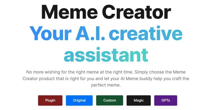 Meme Creator Homepage