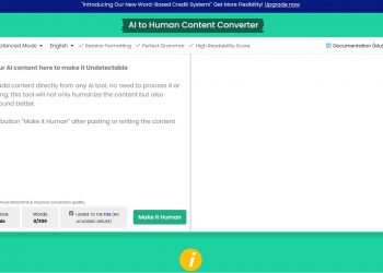 One Click Human Homepage