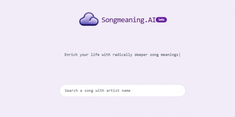 Songmeaning Homepage