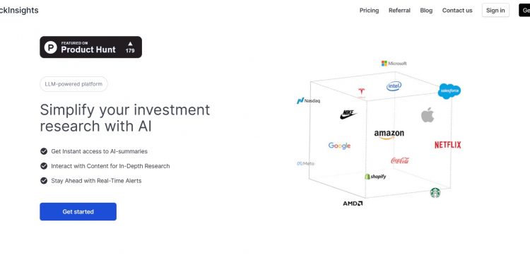 StockInsights Homepage