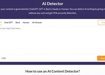 AI Detector Homepage