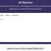 AI Detector Homepage