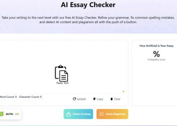 AI Essay Checker Homepage