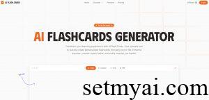 AI Flashcards Homepage