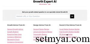 Growth Expert AI Homepage