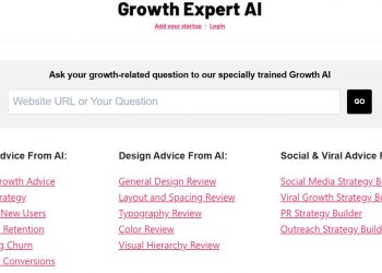Growth Expert AI Homepage