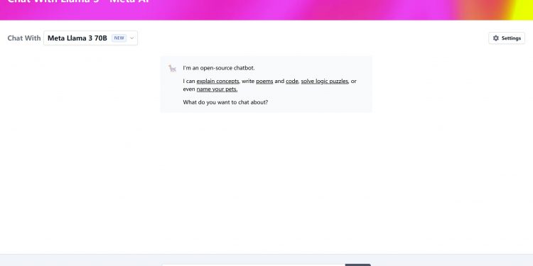 Llama 3 Homepage