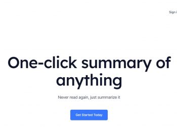 QuickRead AI Homepage