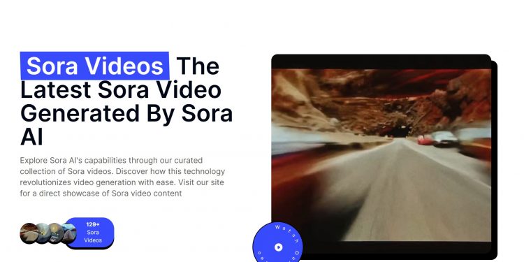 Sora Videos Homepage