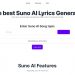 Suno AI Lyrics Generator
